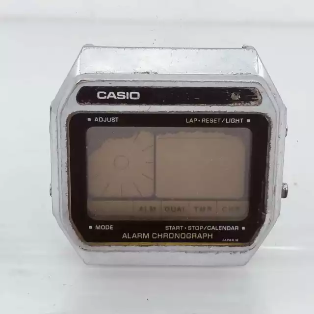 Casio AX-210 Allarme Cronografo Digitale 118 Vintage Orologio Da Uomo Per Parti MUR166M