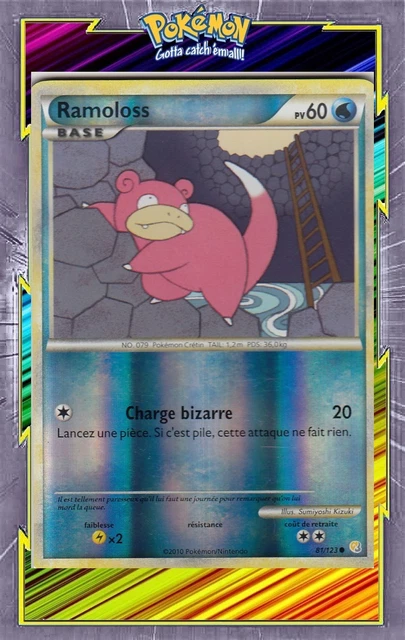 Ramoloss Reverse -HS01:HeartGold SoulSilver-81/123-Carte Pokemon Française