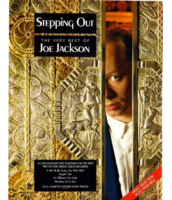 Ptp65 Magazin Werbung 11X9" Joe Jackson: Stepping Out Album