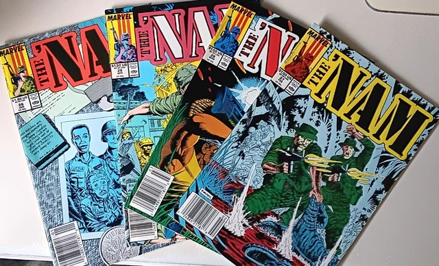 Marvel Comics 1989 The 'Nam lot issues 26,27,28,29 NM excellent books