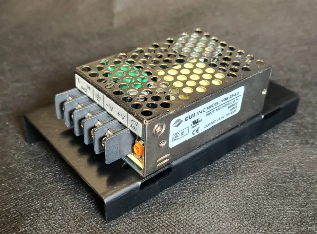 VGS-25-3.3: 3.3 Volt 6 Amp Power Supply; 100-240V Input; 50-60 Hz