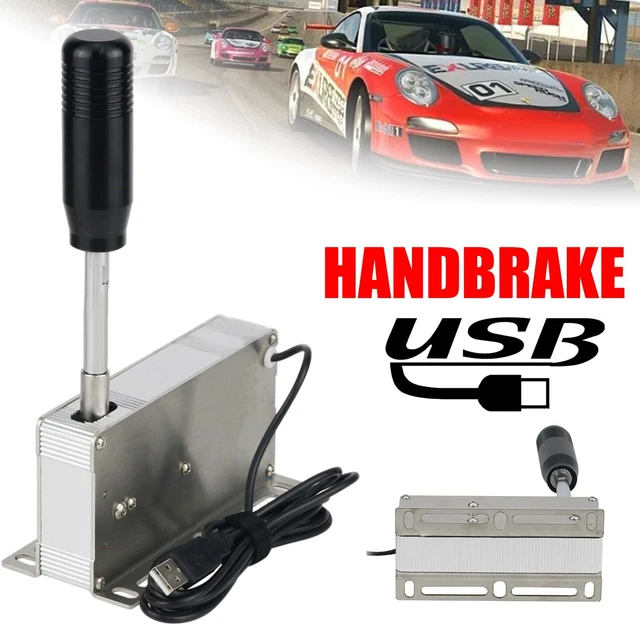USB Sequential Shifter PC Gearshifter Handbrake For Logitech G27 G25 G29 G920 KC