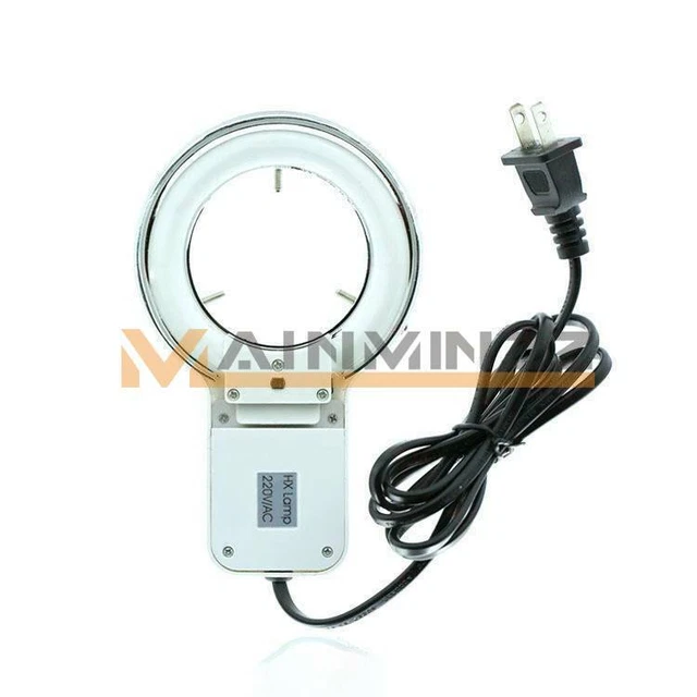 New Ring Light Fluorescent For Microscope 8W 60Mm Inside Diameter White 110/220V
