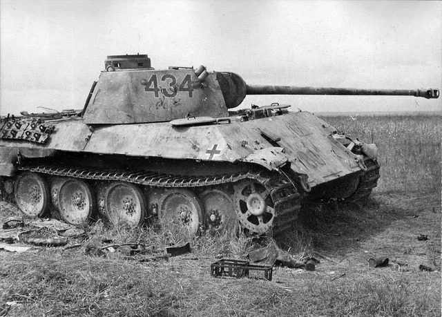 WW2 WWII Photo German Panzer V Panther Tank  World War Two Wehrmacht  4274