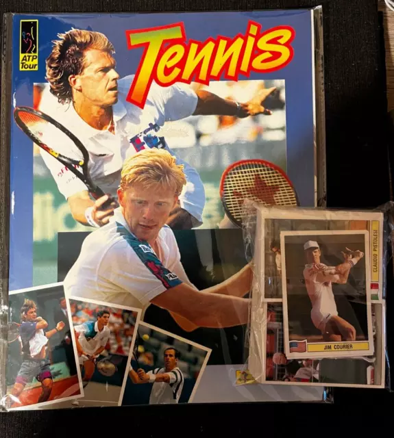 Set Completo Panini Tennis Atp Tour 1992  + Vuoto Album Vide Rare Collector