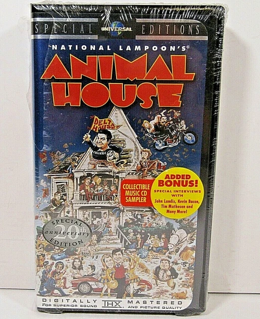 NATIONAL LAMPOONS ANIMAL House VHS 20th Anniversary Special Edition