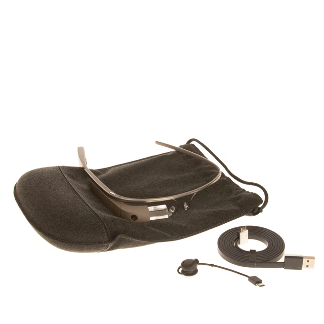 RRP €1120 GOOGLE GLASS Explorer Edition XE-C Glasses Mono Earbud & Cable