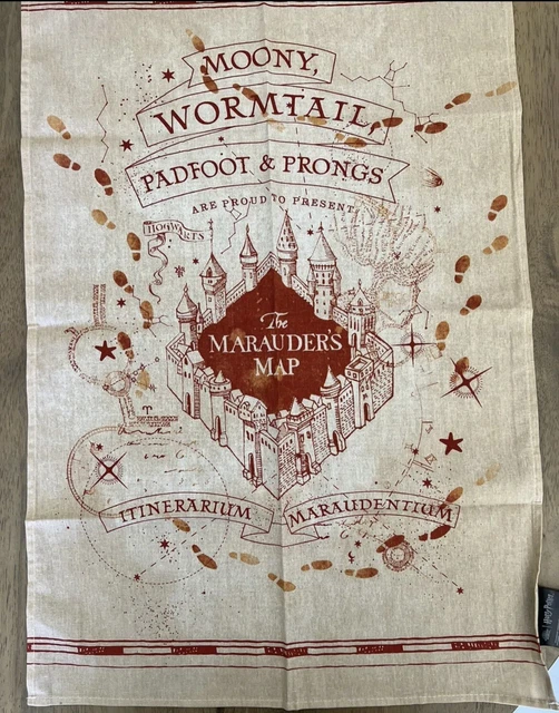 Wizarding World of Harry Potter Tea Towel Loot Crate Wizarding World of Harry Potter Tea Towel Loot Crate