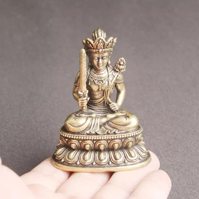 Bodhisattva Statue Tibetan Buddha Figurine Zen for Temple Desktop Ornament