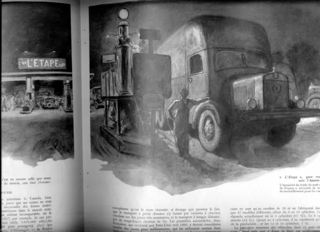 "La Revolution Automobile" Baudry Reportage 1938 mit Zeichnungen von J. Simont 2