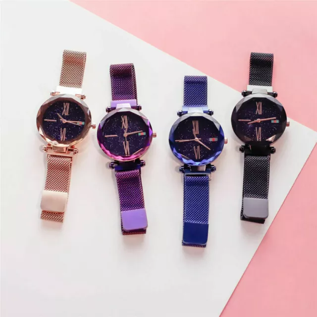 Magnet Watch Starry Sky Korean Version Of The Trend Waterproof Watch Bracelet