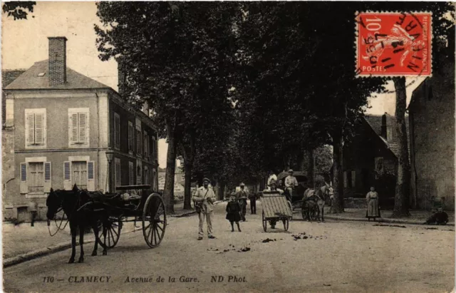 CPA AK CLAMECY - Avenue de la Gare (518578)