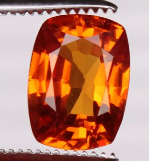 Orange Sapphire Padparadscha 7.20 Ct. Natural Ceylon Cushion Cut Loose Gemstone