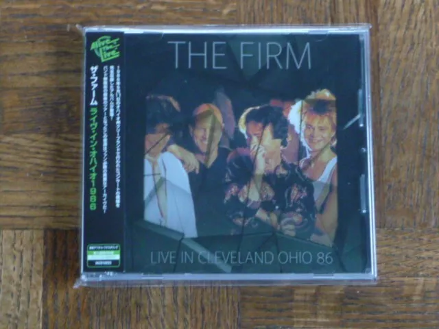 Led Zeppelin: Jimmy Page: "The Firm Live 1986" Japan CD w/Obi IACD-10223 [QA