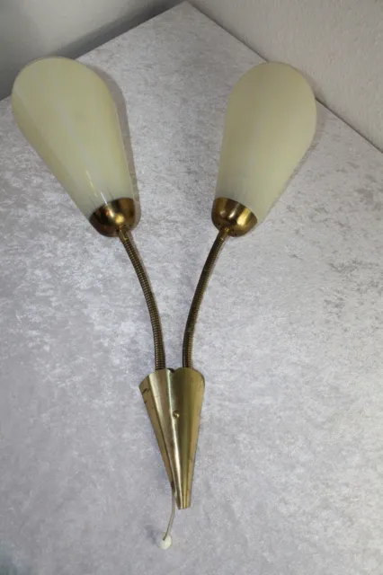 Wandlampe Tütenlampe Spinne Lampe Sputnik 50er 60er 2armig Leuchte Rockabilly 2