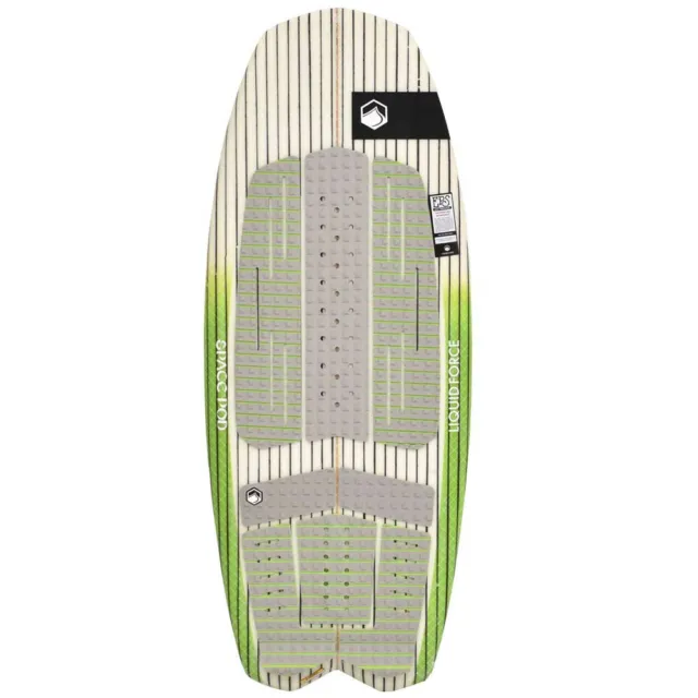 Liquid Force Boat Space Pod Wakesurf Board | 4 Foot 2 Inch Green White