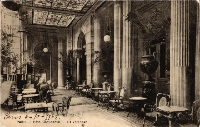 CPA AK PARIS (9e) - Hotel CONTINENTAL La Vérandah (218869)