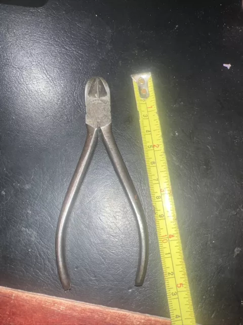 vintage Kraeuter #4501-4-1/2" USA diagonal  wire cutter pliers