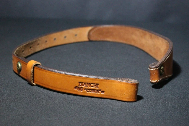 VINTAGE BIANCHI COBRA Leather Rifle Sling 60 83.00 PicClick
