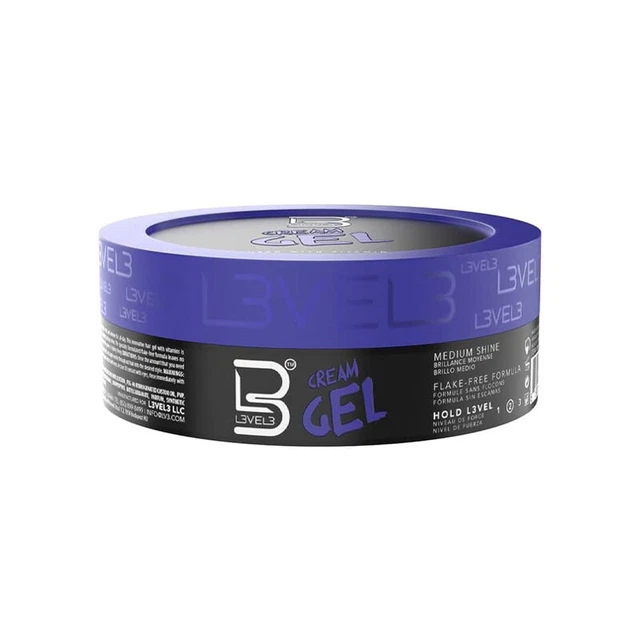 Gel modellante L3VEL3 Cream Hair Gel Infused With Vitamin B5 100ml