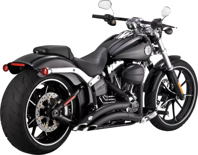 Vance & Hines Big Radius Motorcycle Exhaust System Black 46365