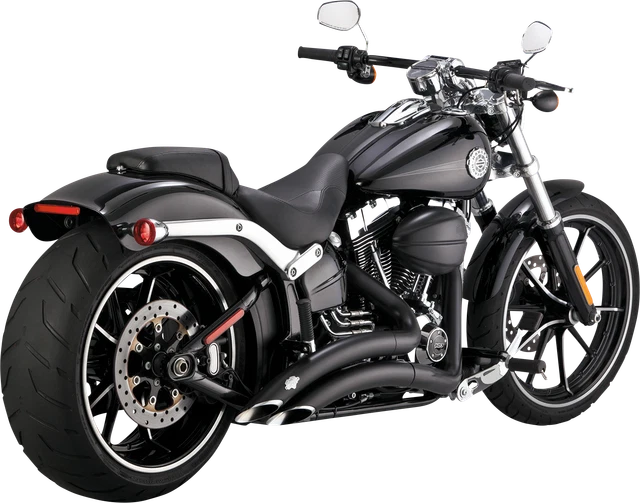 Vance & Hines Big Radius Motorcycle Exhaust System Black 46365