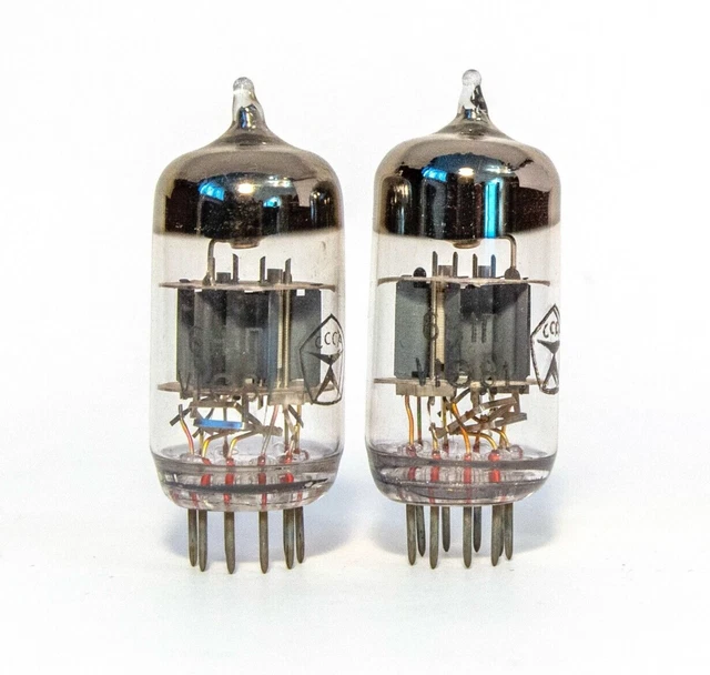 COPPIA VALVOLE ECF80 Philips Miniwatt Box Originale Nuove New Old Box - Foto 5