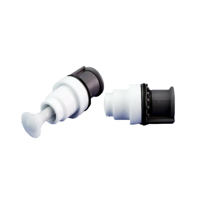 2 Pcs Flat and round nozzle For Wagner C4 electrostatic powder coating spray gun