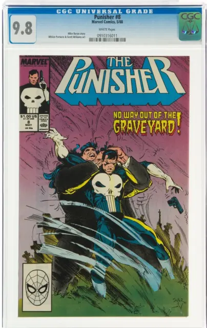 1988 Marvel the Punisher 8 CGC 9.8 White Pages