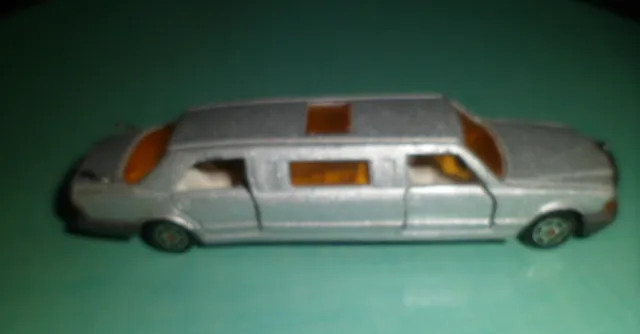 Majorette Voiture Mercedes Limousine 1:58 Nº326 Gris Argenté