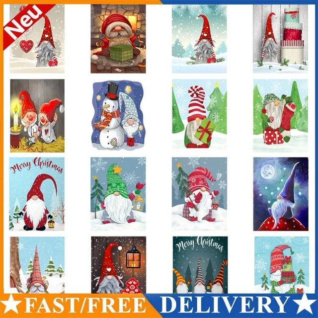 40x50cm Paint By Numbers Gnome Oil for Adults Children Room Home Wall Decor Gift