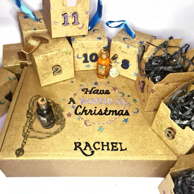 HAND MADE HARRY Potter Inspired Potion Advent Calendar 12 Days Of