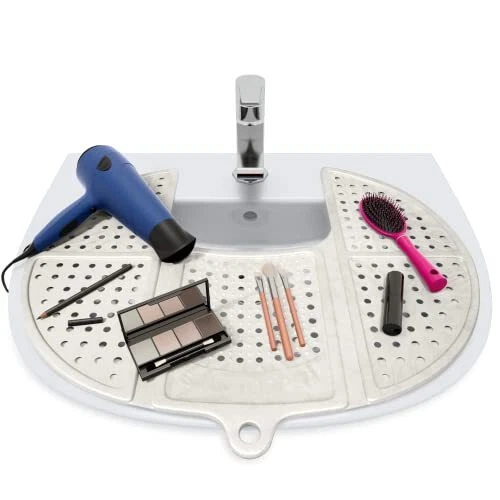 Foldable Bathroom Sink Cover for Counter Space. Makeup Organizer...