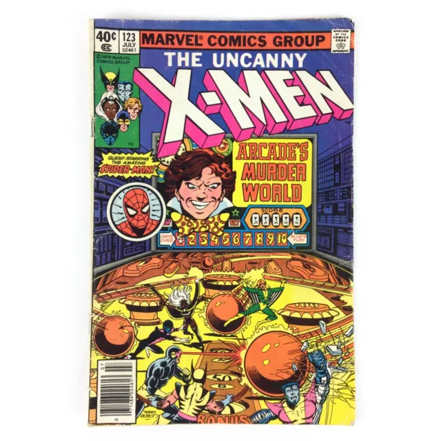 The Uncanny X-Men #123 Arcade’s Murder World (Marvel Comics 1979) Newsstand FAIR
