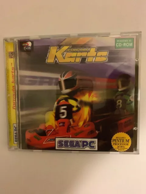 Formula Karts (1997) PC Cdrom Sega Vintage Windows 95 Game Racing Classic Retro