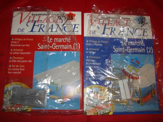 Village De France Ho Maquette Marche St Germain Train N° 38 Et 39  Neuf A Monter