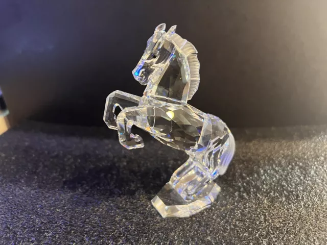 Swarovski Rearing Horse Stallion Crystal Figurine 7612 NR 000 001  Original Box
