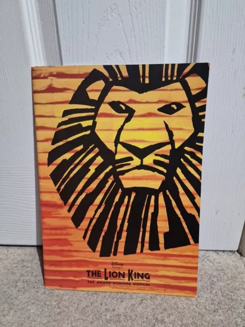 THE LION KING - The Musical Theatre Programme Disney Lyceum Theatre 1999