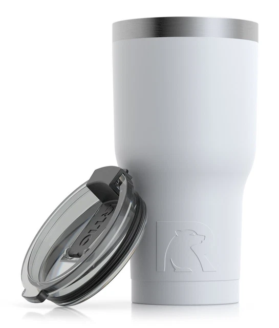 RTIC 20 oz Tumbler Hot Cold Double Wall Vacuum Insulated 20oz White, Matte 3