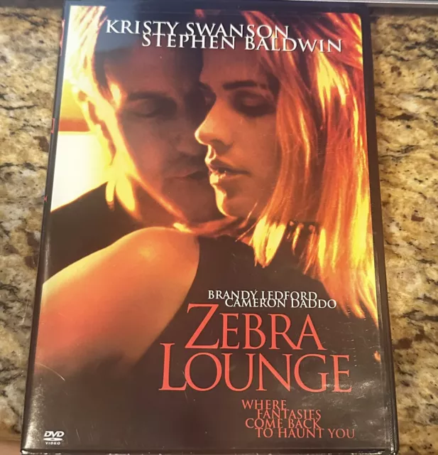 Zebra Lounge (DVD, 2001) Kristy Swanson, Stephen Baldwin **Like New