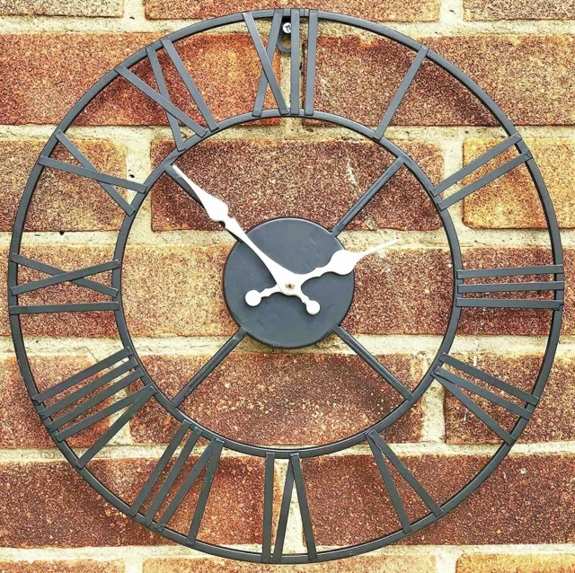 LARGE WALL CLOCK, Garden Clocks Outdoor Waterproof For Home Decor