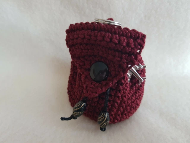 Schlüsselanhänger Rucksack Rucksäckchen gehäkelt Handarbeit Handmade