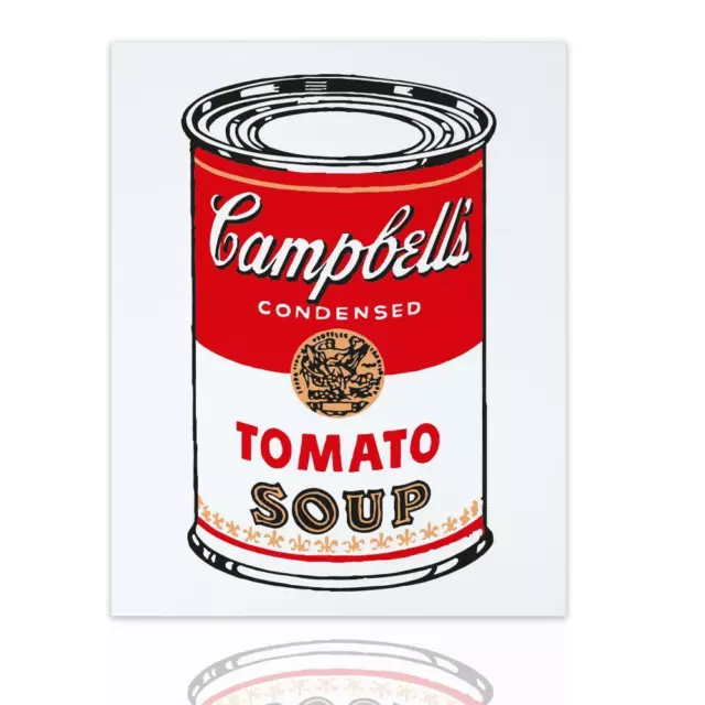 Quadro su tela The Art in Soup Tributo Andy Wharol Campbell's Tomato Pop art