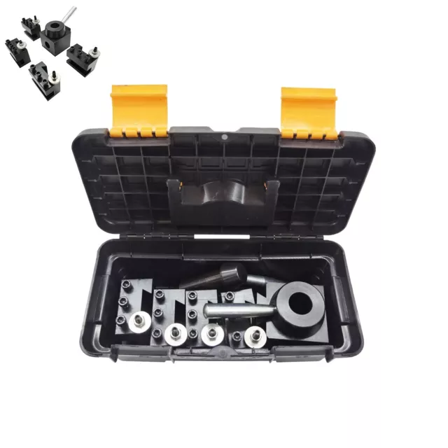 5Pcs Universal Wedge Type Quick Change Tool Post Holder Set For Lathe 0.59"