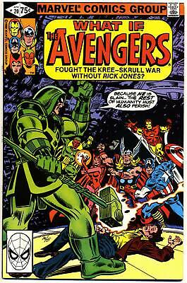 WHAT IF #20 F/VF, Avengers, Direct, Marvel Comics 1980 Stock Image
