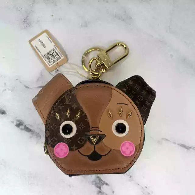 Louis Vuitton Soft Polochon Key Ring and Bag Charm Chestnut in Epi