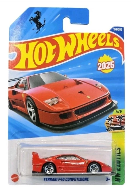 ミニカー Hotwheels 2025 Ferrari F40 Competizione Hot Wheels NEW Case K 2025 Ferrari F40 Competizione Long
