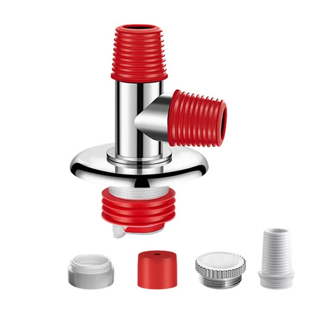 Copertura scarico pavimento a tre vie per lavatrice tappi acqua WC