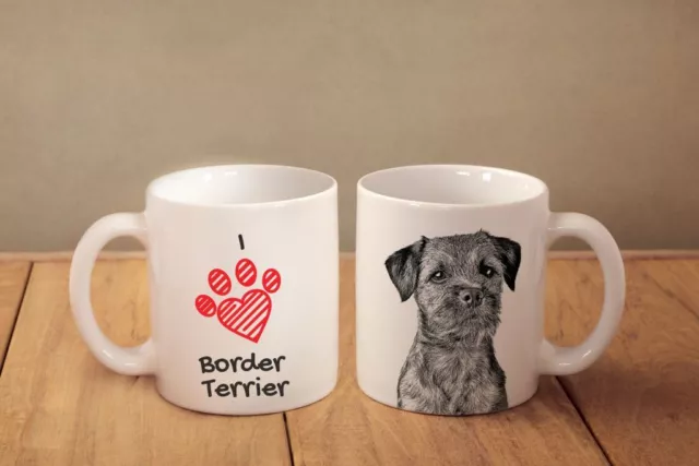 Border Terrier - ceramic cup, mug "I love", USA