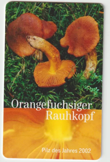 ✪ Orangefuchsiger Rauhkopf - Pilz des Jahres 2002, Telekom | TELEFONKARTE